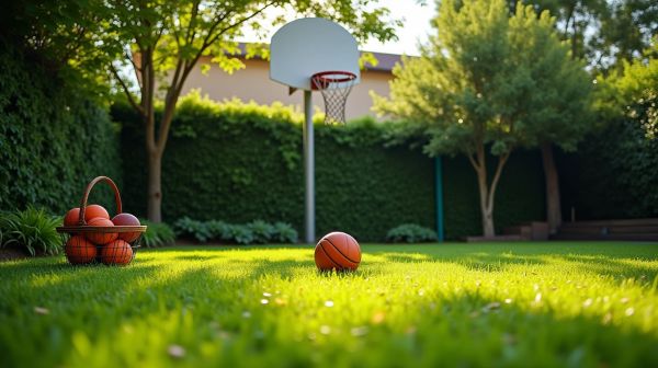 Transformez votre jardin en véritable terrain de basket